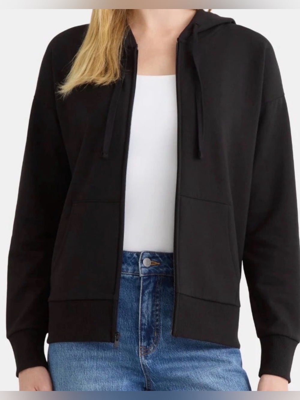 Time & Tru Women’s Relaxed Fit Casual Jacket Full Front Zippering Fleece XS NWT